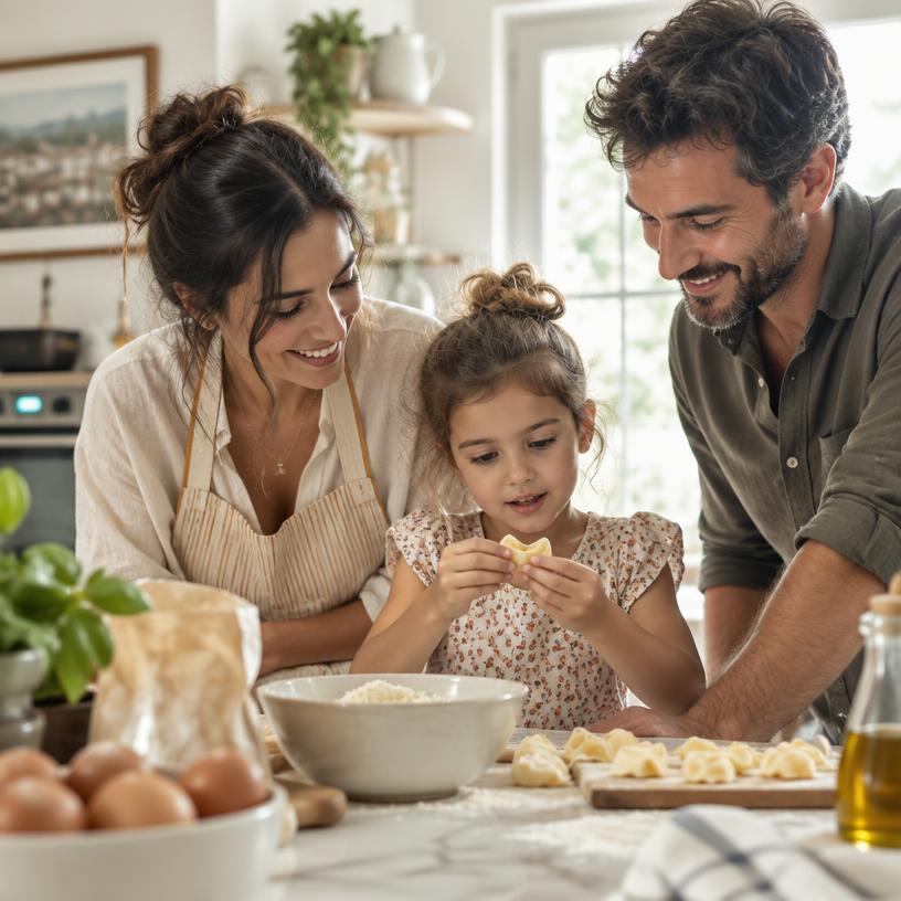 Photo of The Moretti family