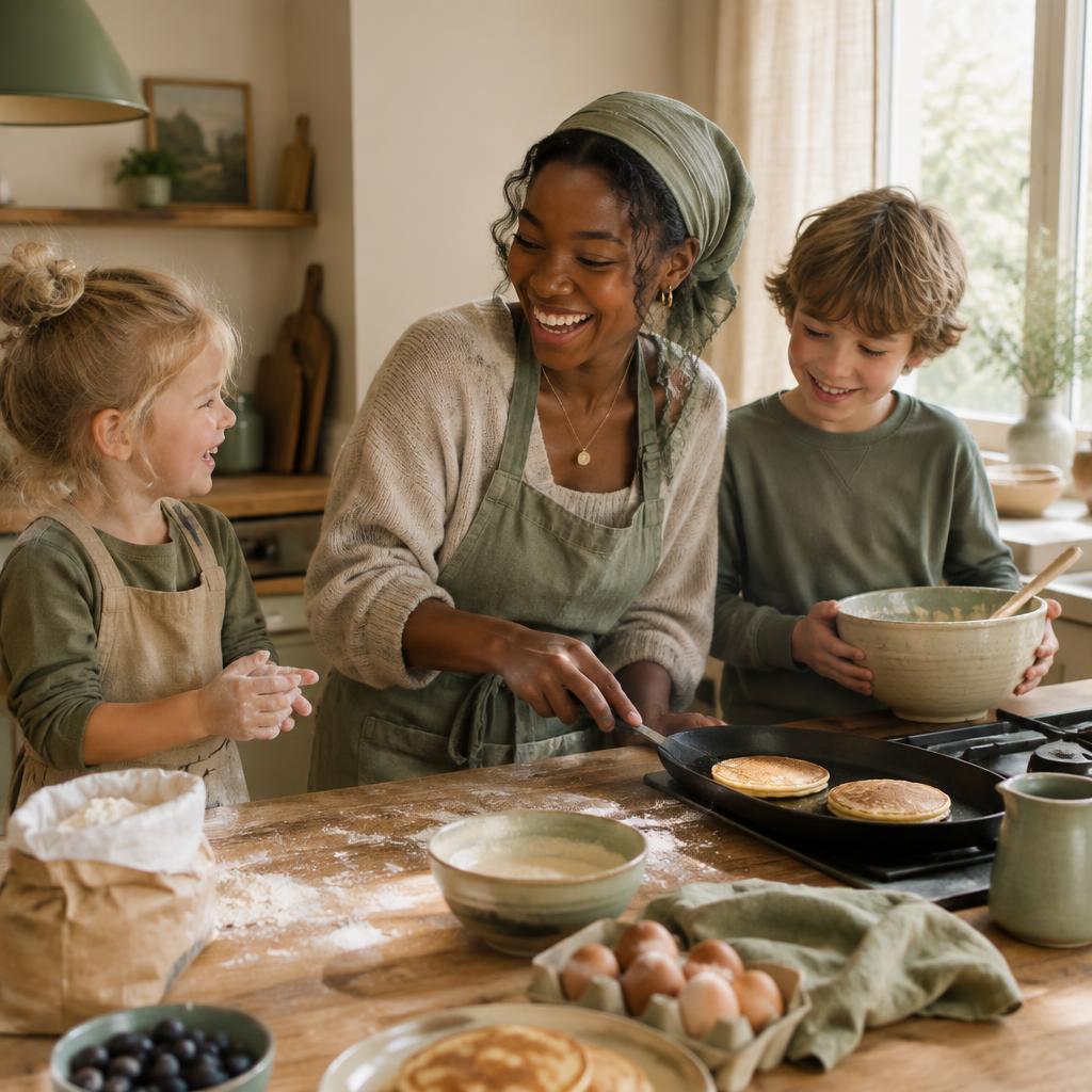 Au pair from Lagos, with the Pieters family in Utrecht